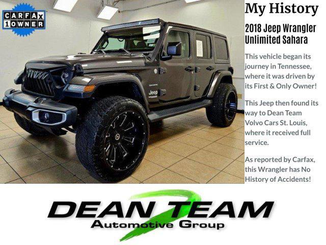 used 2018 Jeep Wrangler Unlimited car, priced at $30,995