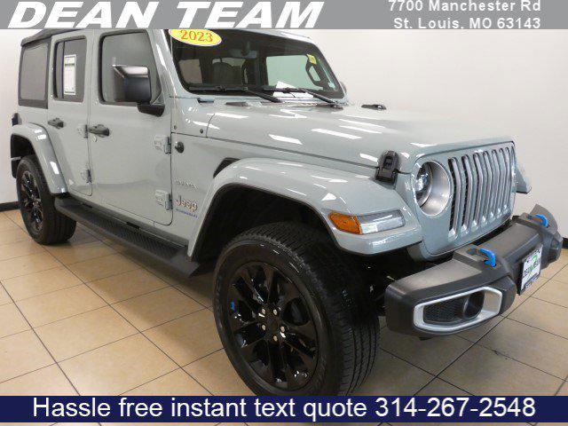 used 2023 Jeep Wrangler 4xe car, priced at $47,950