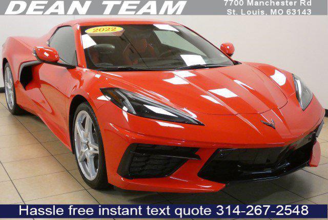 used 2022 Chevrolet Corvette car, priced at $94,900