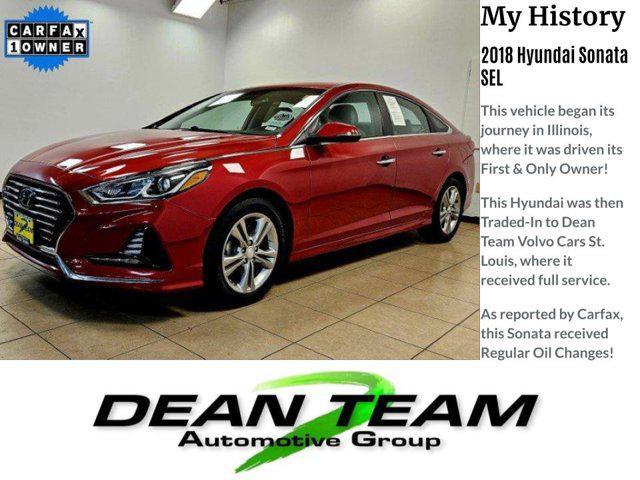 used 2018 Hyundai Sonata car, priced at $12,495