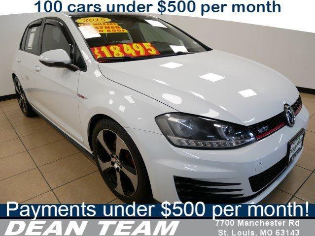 used 2015 Volkswagen Golf GTI car, priced at $16,999
