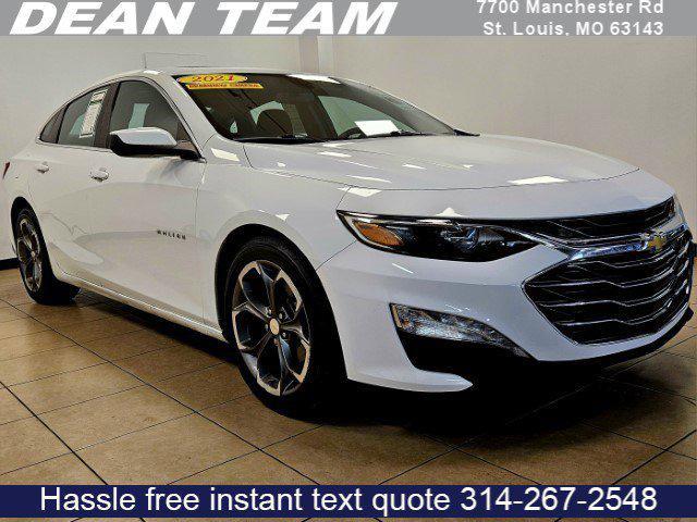 used 2021 Chevrolet Malibu car, priced at $18,495