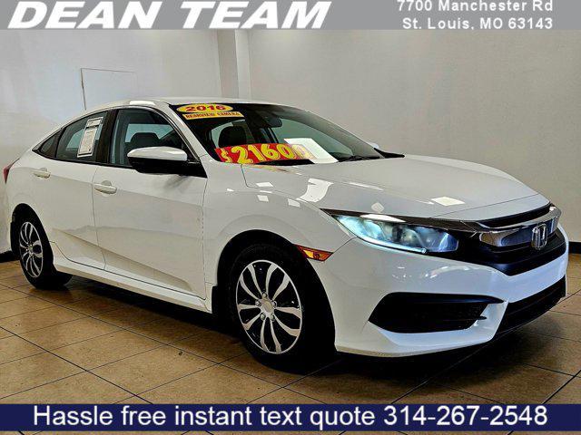 used 2016 Honda Civic car, priced at $20,600