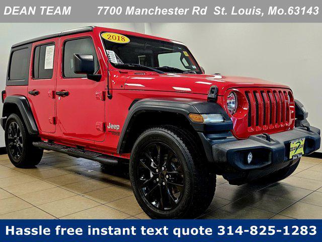 used 2018 Jeep Wrangler Unlimited car, priced at $20,995