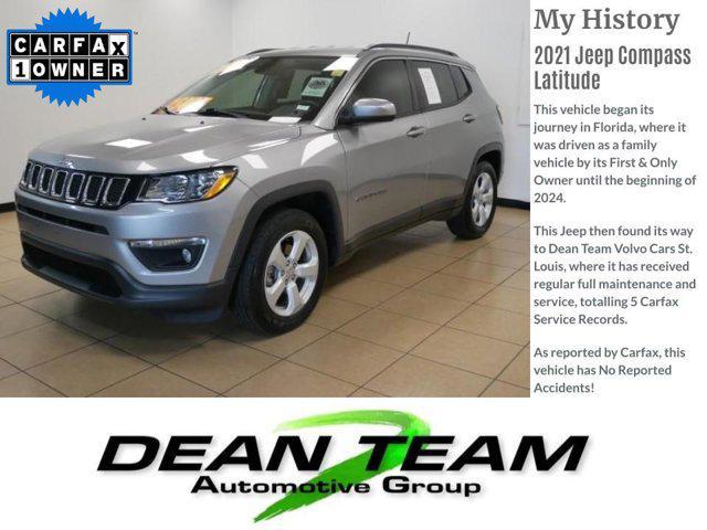 used 2021 Jeep Compass car, priced at $24,750