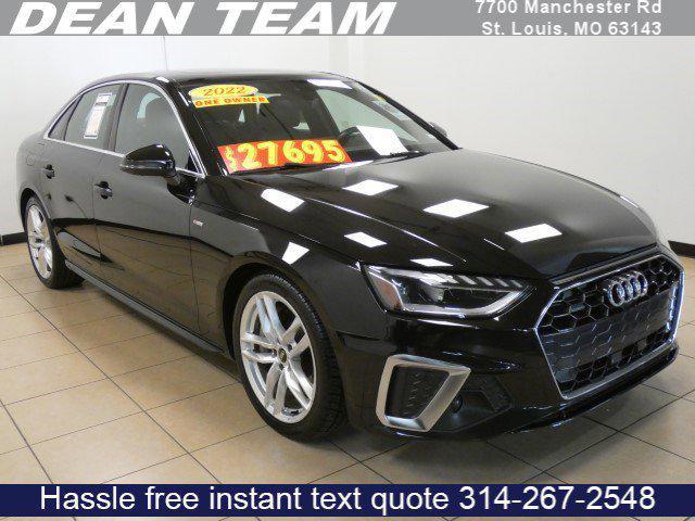 used 2022 Audi A4 car, priced at $27,295