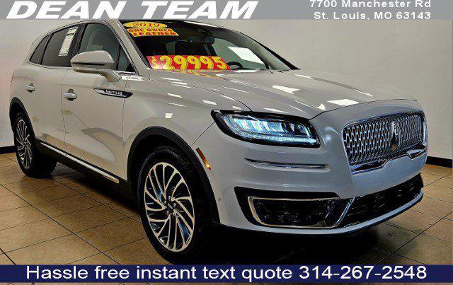 used 2019 Lincoln Nautilus car, priced at $28,750