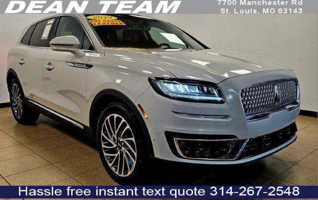 used 2019 Lincoln Nautilus car, priced at $26,495