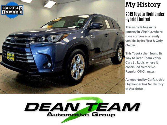 used 2019 Toyota Highlander Hybrid car, priced at $30,950