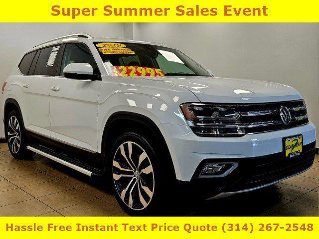 used 2019 Volkswagen Atlas car, priced at $21,995