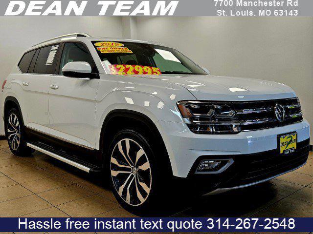 used 2019 Volkswagen Atlas car, priced at $21,995