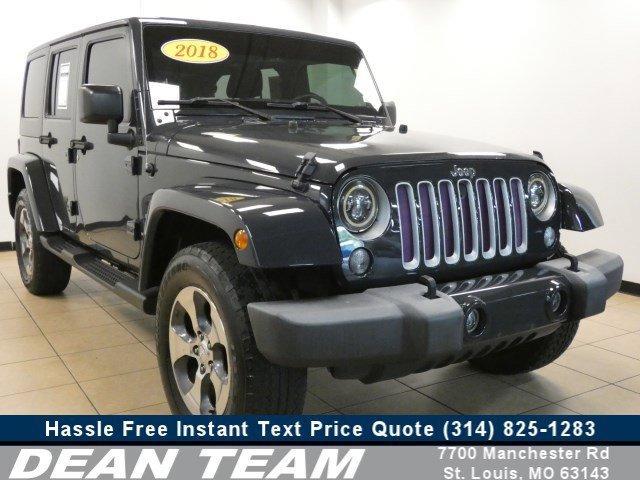 used 2018 Jeep Wrangler JK Unlimited car, priced at $31,080