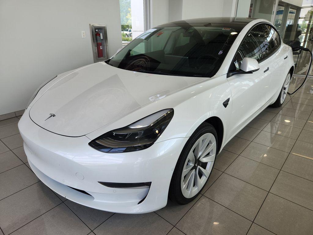 used 2022 Tesla Model 3 car, priced at $27,500