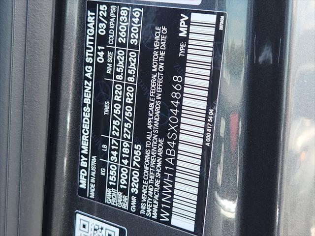 new 2025 Mercedes-Benz G-Class car, priced at $186,589