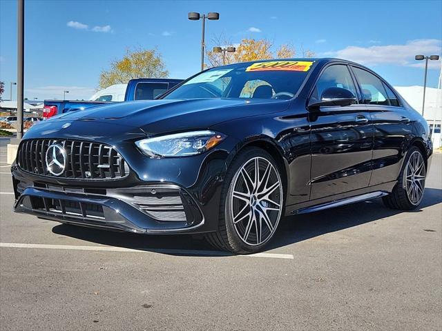 new 2025 Mercedes-Benz AMG C 43 car, priced at $73,317