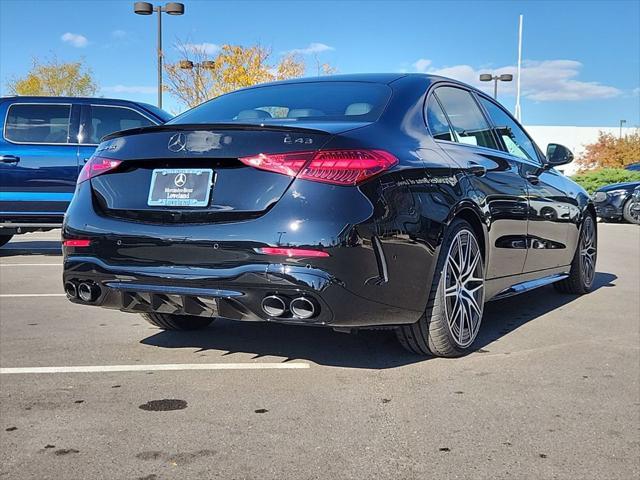 new 2025 Mercedes-Benz AMG C 43 car, priced at $73,317