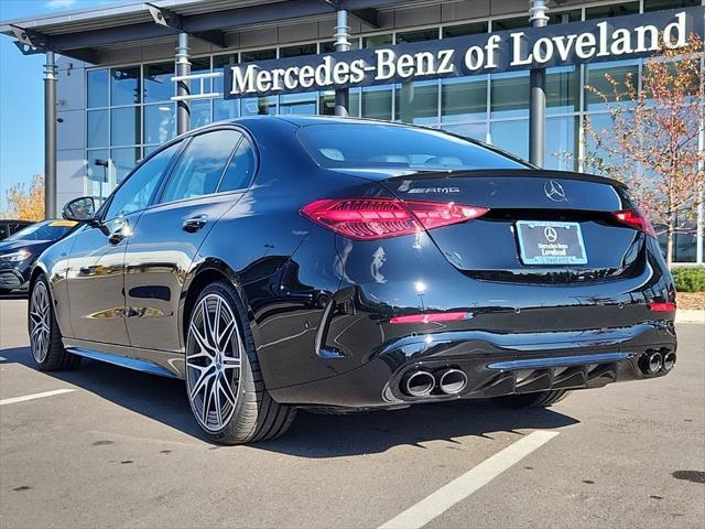 new 2025 Mercedes-Benz AMG C 43 car, priced at $73,317