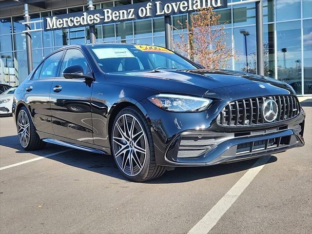 new 2025 Mercedes-Benz AMG C 43 car, priced at $73,317