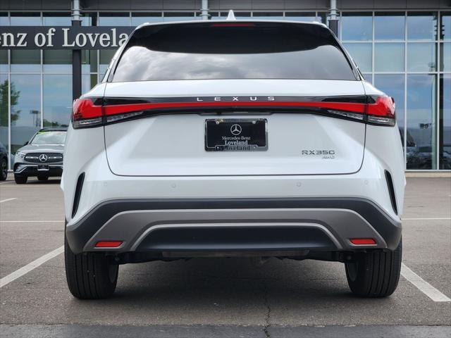used 2024 Lexus RX 350 car, priced at $52,900
