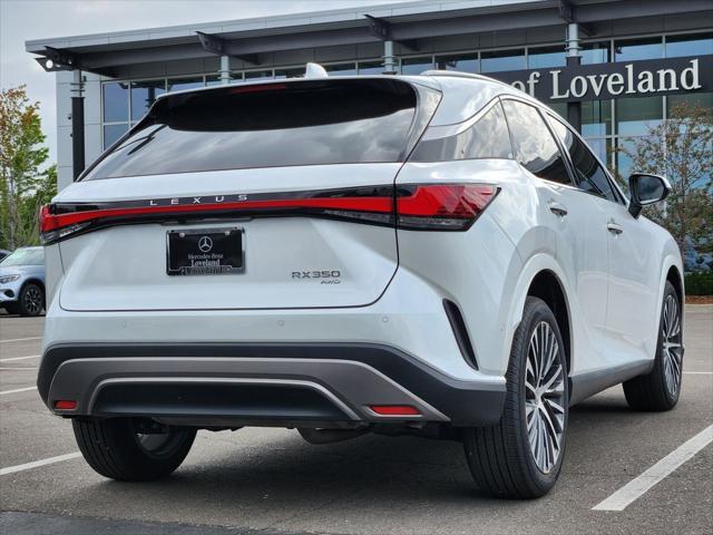 used 2024 Lexus RX 350 car, priced at $52,900
