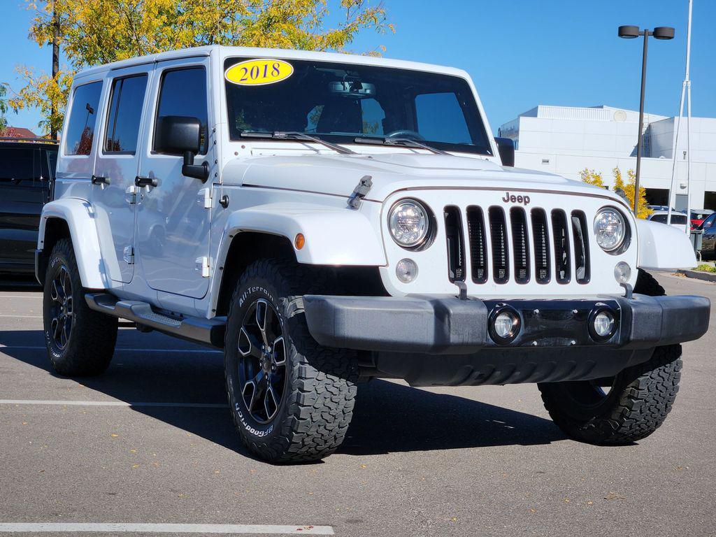 used 2018 Jeep Wrangler JK Unlimited car, priced at $25,500