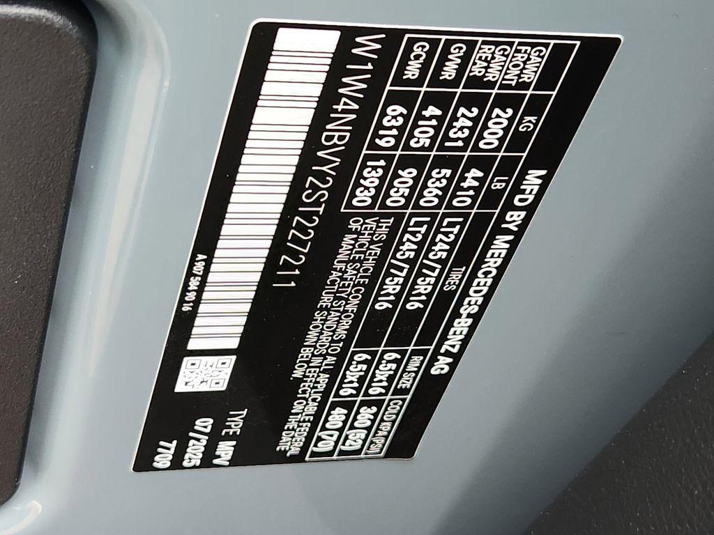 new 2025 Mercedes-Benz Sprinter 2500 car, priced at $80,652