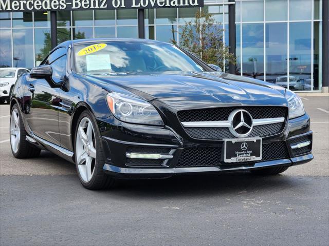 used 2015 Mercedes-Benz SLK-Class car, priced at $29,890