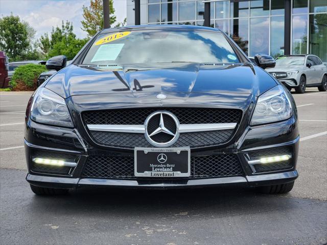 used 2015 Mercedes-Benz SLK-Class car, priced at $29,890