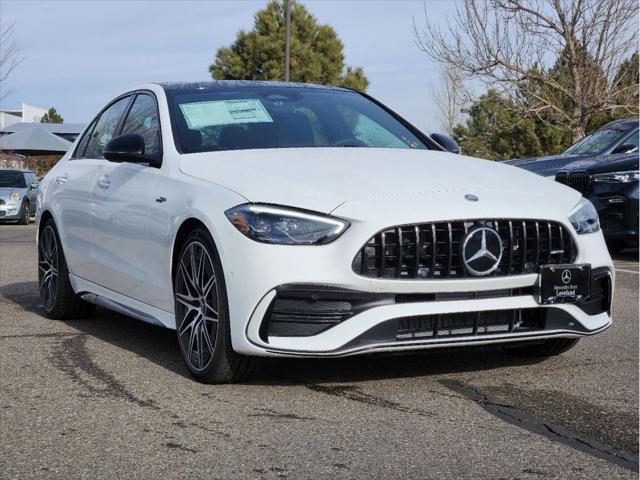 new 2025 Mercedes-Benz AMG C 43 car, priced at $72,509