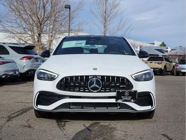 new 2025 Mercedes-Benz AMG C 43 car, priced at $72,509