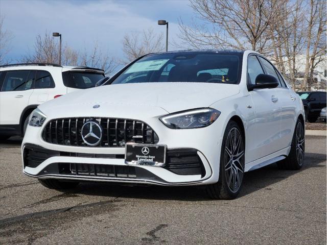 new 2025 Mercedes-Benz AMG C 43 car, priced at $72,509