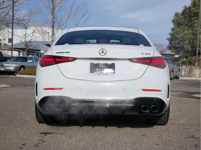 new 2025 Mercedes-Benz AMG C 43 car, priced at $72,509