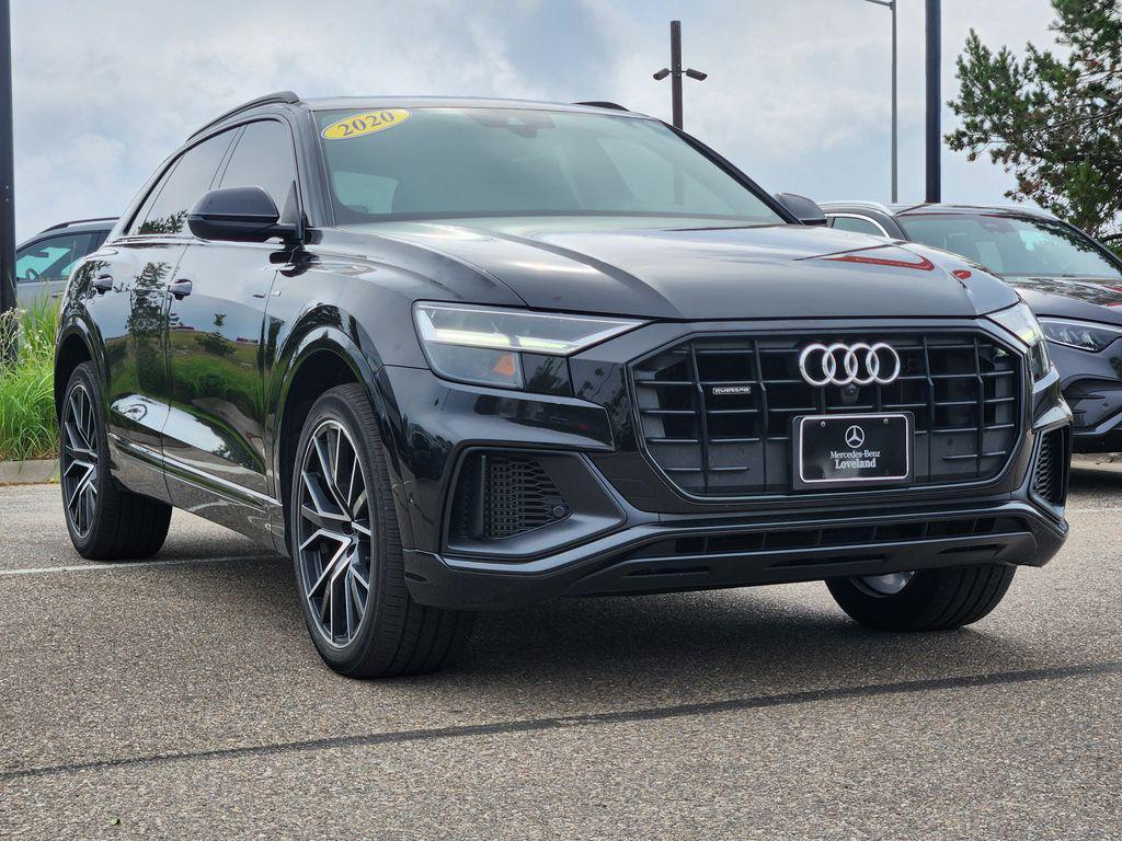 used 2020 Audi Q8 car, priced at $35,900
