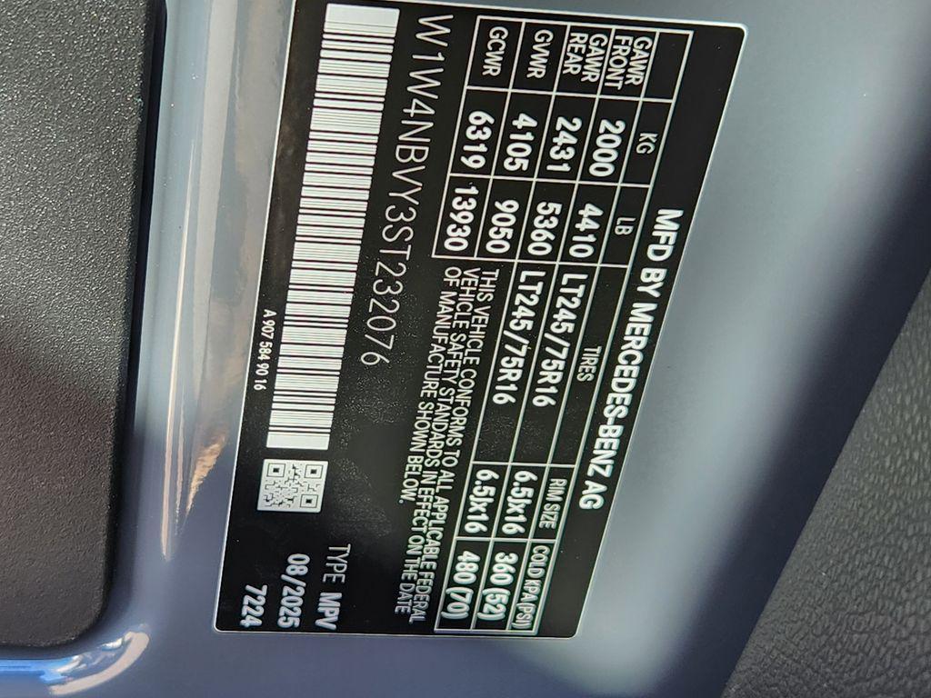 new 2025 Mercedes-Benz Sprinter 2500 car, priced at $76,555