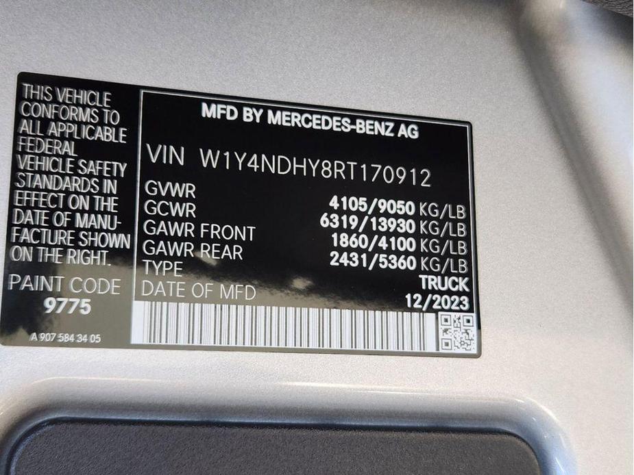 new 2024 Mercedes-Benz Sprinter 2500 car, priced at $76,381