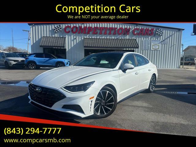 used 2021 Hyundai Sonata car, priced at $27,995