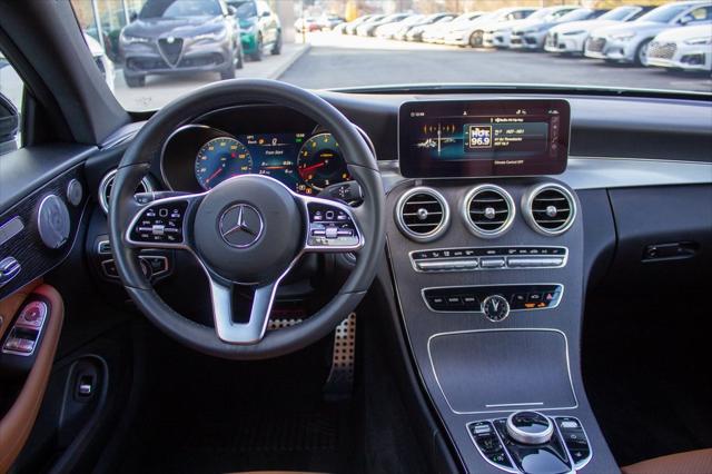 used 2021 Mercedes-Benz C-Class car, priced at $35,900