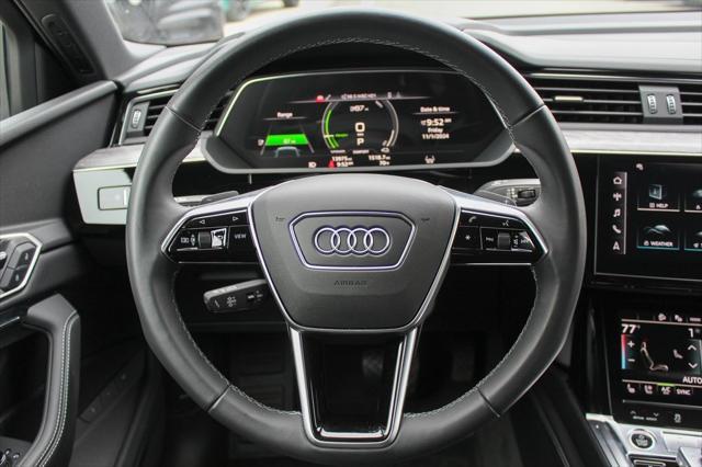 used 2024 Audi Q8 e-tron car, priced at $59,700