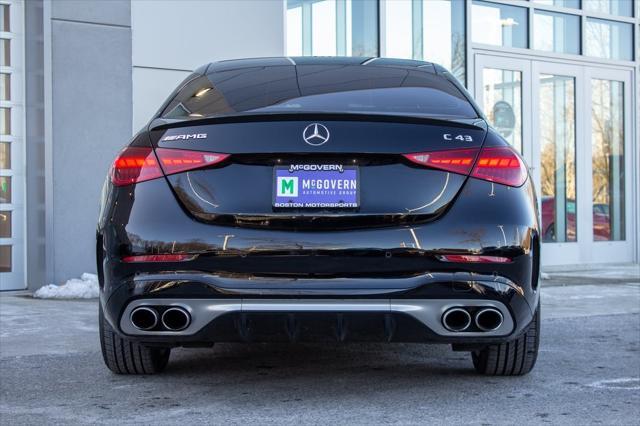 used 2024 Mercedes-Benz AMG C 43 car, priced at $61,900