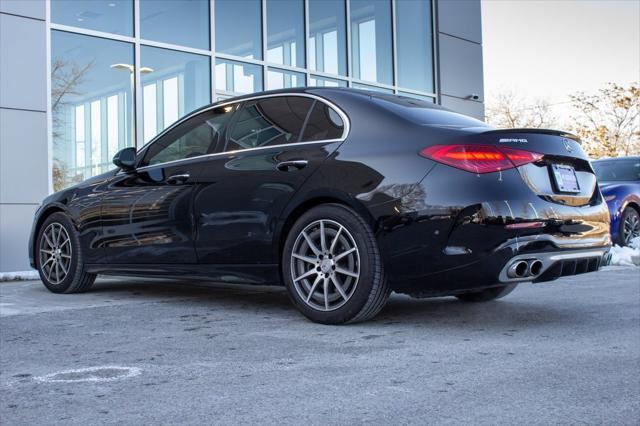 used 2024 Mercedes-Benz AMG C 43 car, priced at $61,900