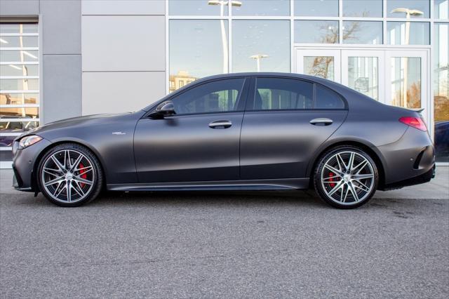 used 2024 Mercedes-Benz AMG C 43 car, priced at $67,900