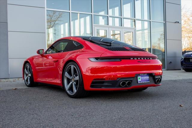 used 2021 Porsche 911 car, priced at $132,900