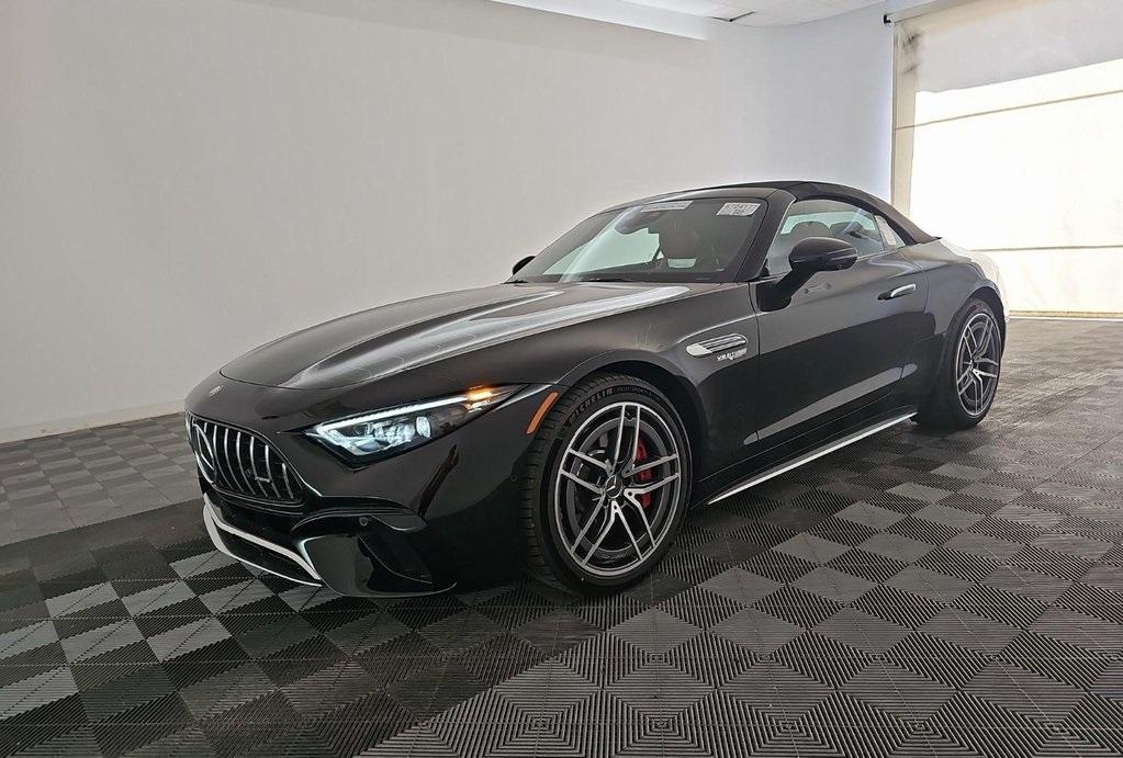 used 2023 Mercedes-Benz AMG SL 55 car, priced at $136,900