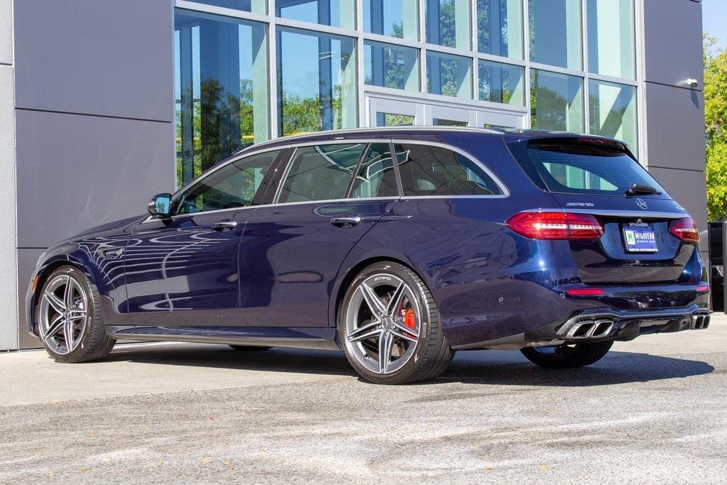 used 2021 Mercedes-Benz AMG E 63 car, priced at $104,900