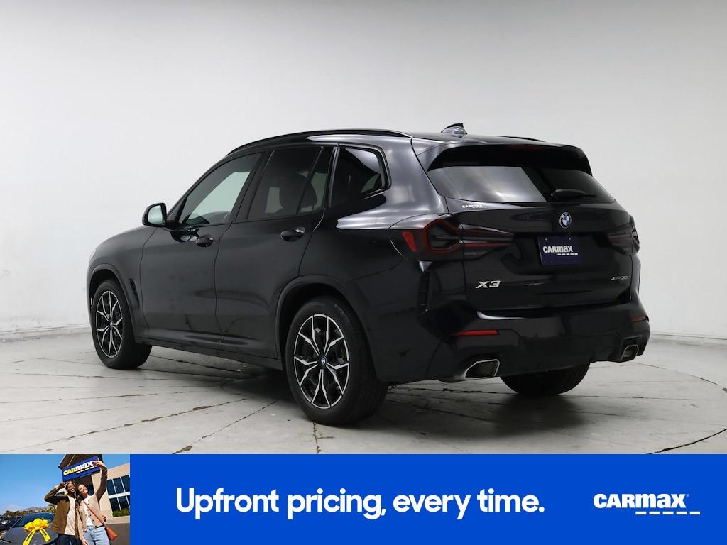 used 2022 BMW X3 car, priced at $37,998