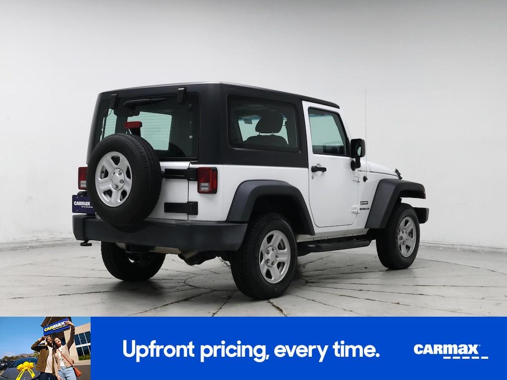 used 2016 Jeep Wrangler car, priced at $22,998