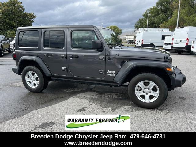 used 2021 Jeep Wrangler Unlimited car, priced at $35,554