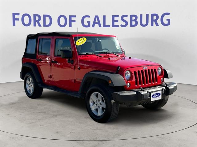 used 2018 Jeep Wrangler JK Unlimited car, priced at $21,995