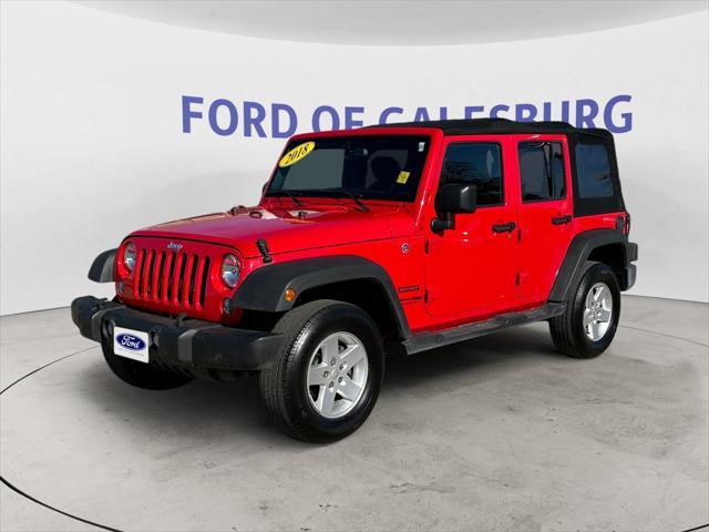 used 2018 Jeep Wrangler JK Unlimited car, priced at $21,995