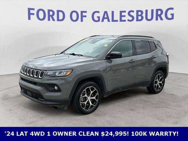 used 2024 Jeep Compass car, priced at $24,995